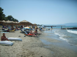 Beach in Agia Marina Crete