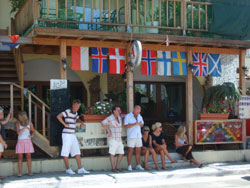 International Flags in Agia Marina (Crete)