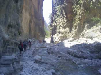 Iron Gate in the Samaria Gorge