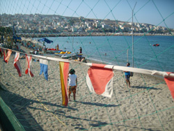 Volleyball at the Beach of Sitia